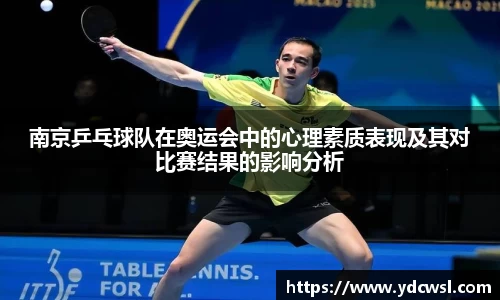 南京乒乓球队在奥运会中的心理素质表现及其对比赛结果的影响分析